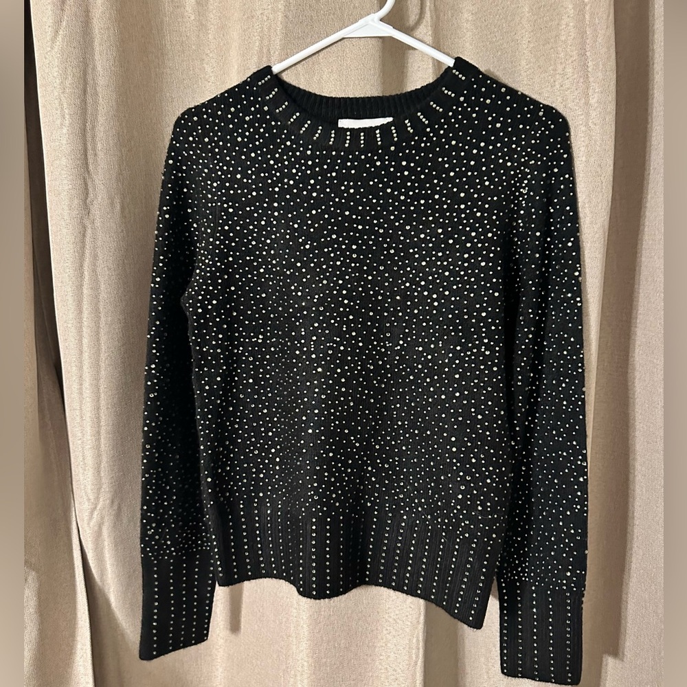 Joseph Ribkoff Black Gem Embellished sweater - like new condition - size M